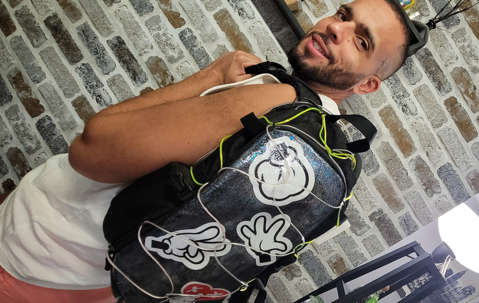 Chris G's DIY Shimmering Sticker Skin