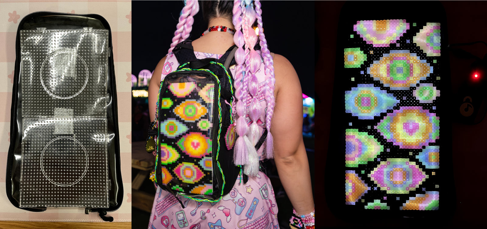 Maggie's Perler Pin Skin