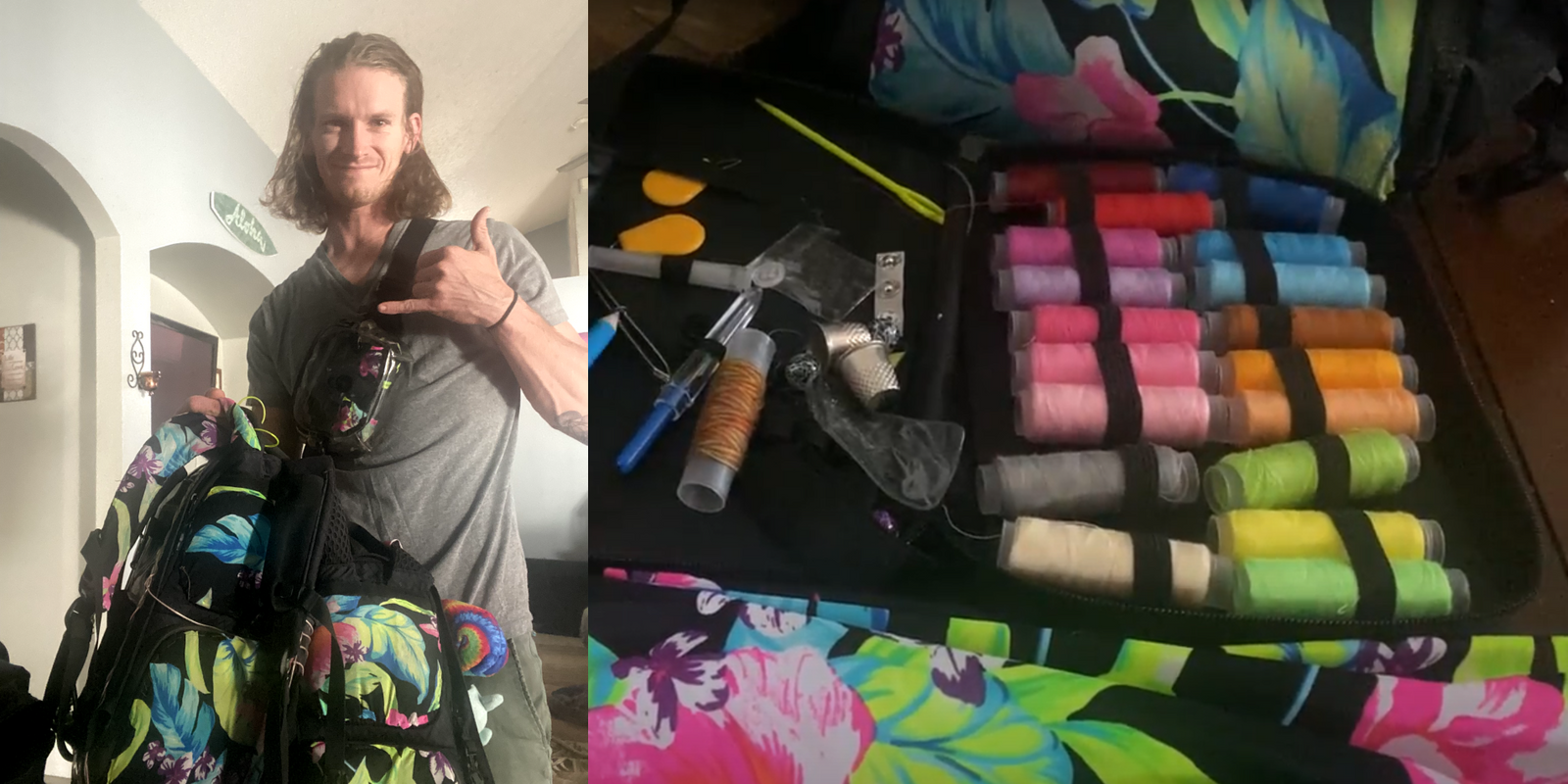 How to Sew Fabric Onto Your Pack