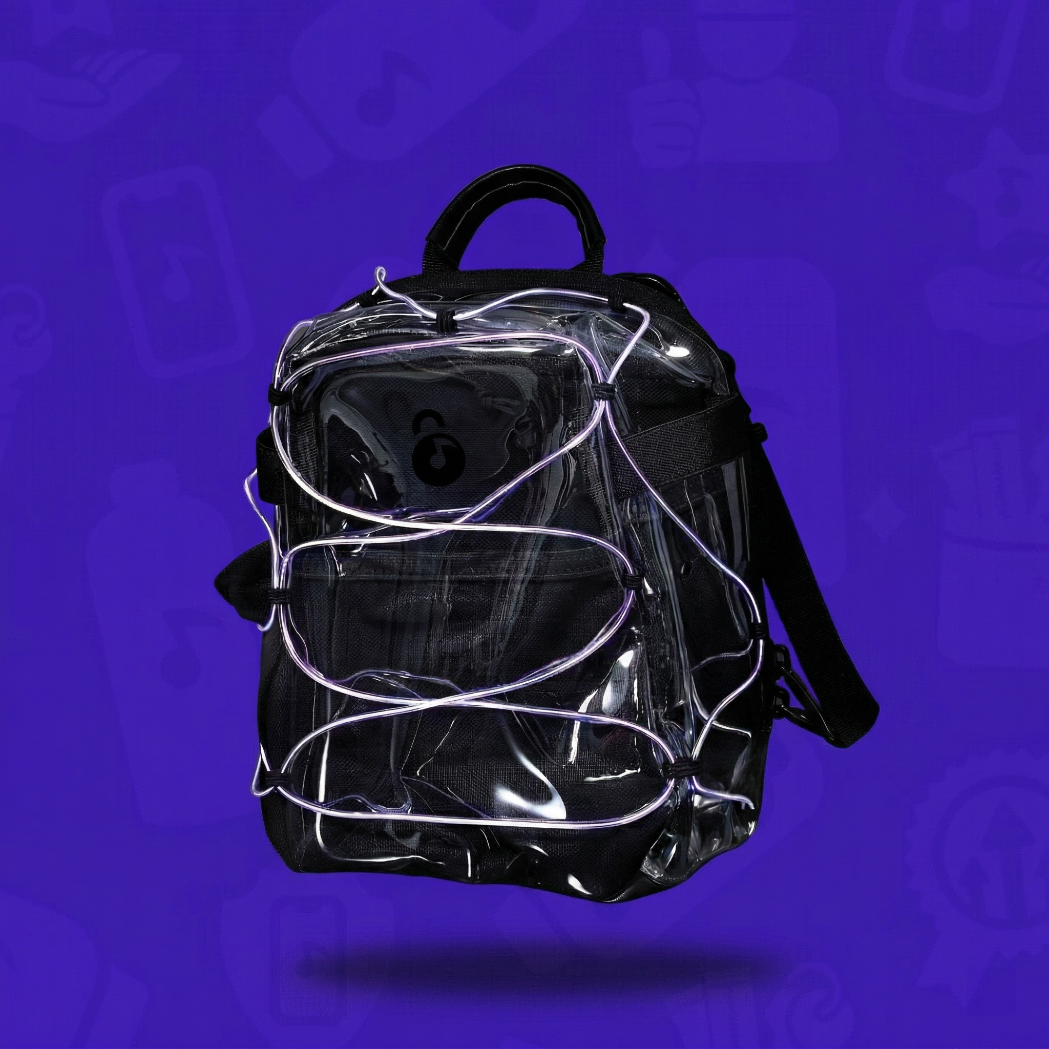 festival mini backpack set Clear Mini Pack