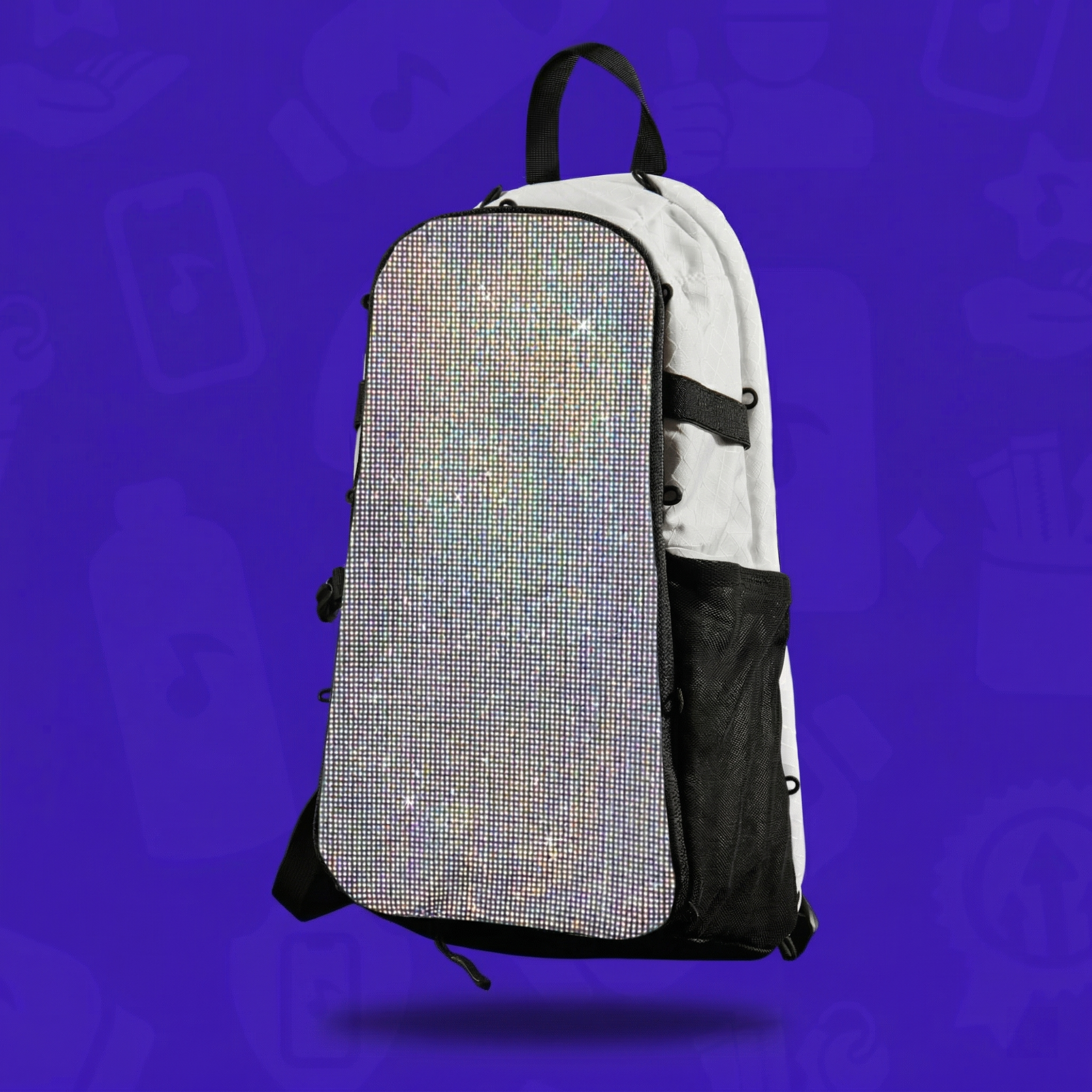 holographic disco mini hydration backpack Disco Queen Hydration Pack