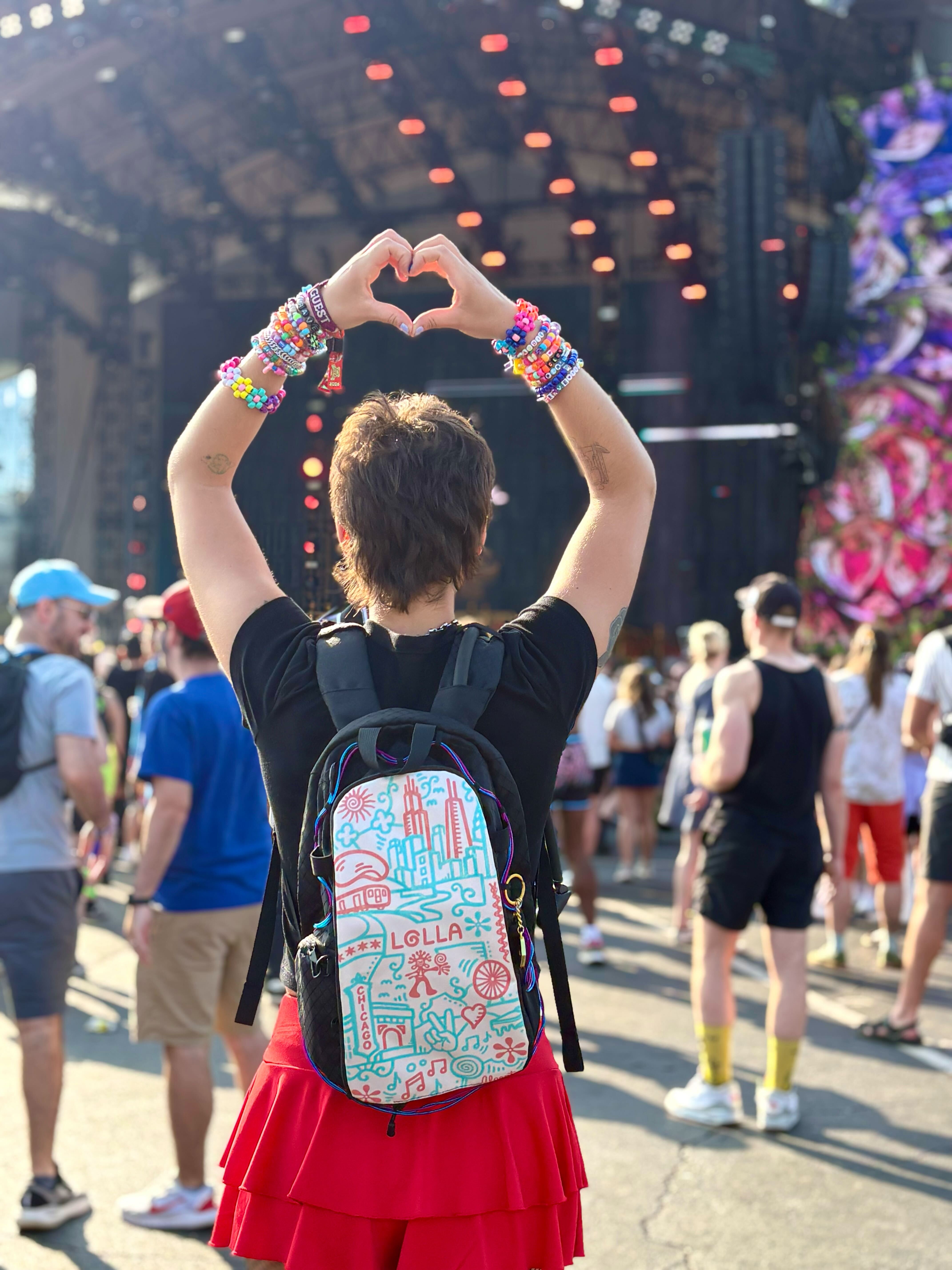 【希少】ネイタルデザインx RIDEBAG FOLDINGBOXコラボ LOW Lollapalooza 2026 Hydration Pack – Lunchbox Packs