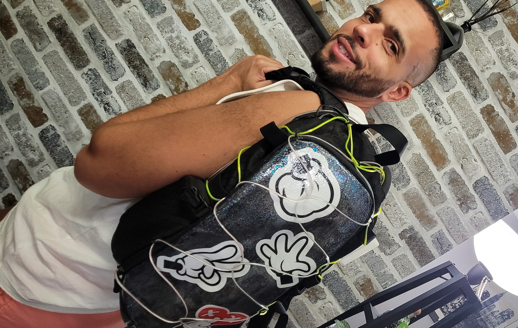 Chris G's DIY Shimmering Sticker Skin