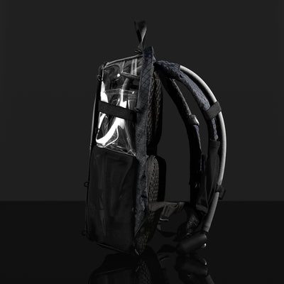 Tripped Blue Clear Hydration Pack