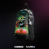Clear Lunchbox hydration pack with transparent TPU body featuring the official EDC Orlando 2026 custom skin collaboration