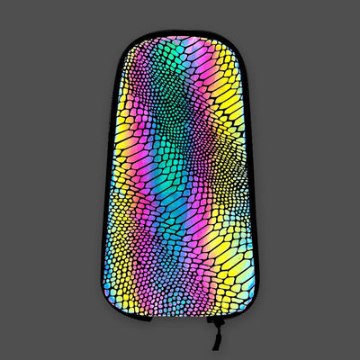 Rainbow Snakeskin Clear Hydration Pack