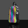 Rainbow Snakeskin Clear Hydration Pack