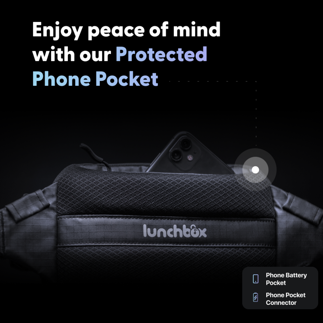 AntiTheft Sling Pack with Hydration for Music Festivals & Concerts