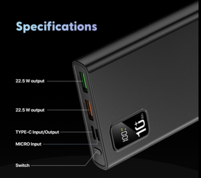 Powerbox External Battery (White) - Lunchbox