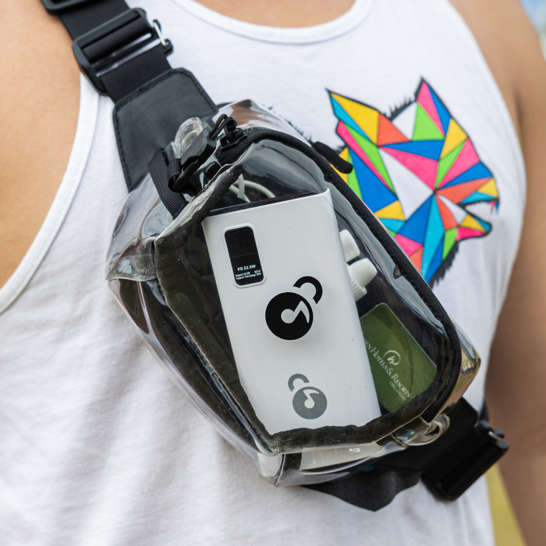 Anti-Theft Sling Pack with Hydration for Music Festivals